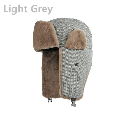 KLIMATS Saglabā siltumu Bomber Cepure Vēja necaurlaidīga Ushanka Cepure Ziemas Auss Seja Aizsargā Krievu Pilota cepures Kažokādas Slēpošanas Siltas Cepures Cepures ziemai