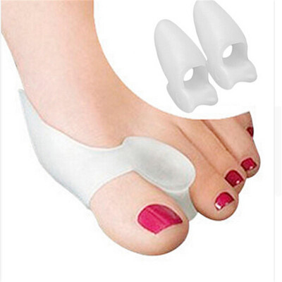 1 ζεύγος Silicone Gel Bunion Protector Ισιωτικό Δακτύλων Διαχωριστικό Ευθυγράμμιση Pain Relief Thumb Corrector Orthotics Feet Feet