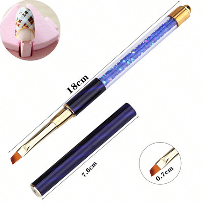 1 tk akrüülist küünekunsti pintsli jooned triibuline lille maalimine joonistuspliiats UV geeli pikendusvõre pintsli kujundus joonistus maniküüri tööriist