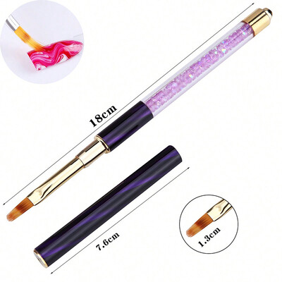 1 tk akrüülist küünekunsti pintsli jooned triibuline lille maalimine joonistuspliiats UV geeli pikendusvõre pintsli kujundus joonistus maniküüri tööriist