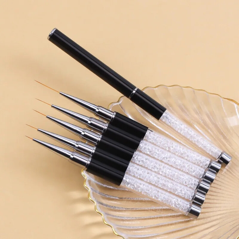 Küünekunsti pintslid Küünte täiustamine Pliiats nikerdamine Värviline maalimine Lillepliiats Küüned Tööriist Joone Joonistus Pliiats Maniküür Tööriistad Küünehari