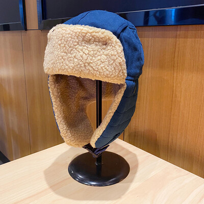 Καπέλο Bomber Ανδρικά Γυναικεία Χοντρό Ζεστό Ρωσικό Καπέλο Ushanka Γούνινο Καπέλο Μόδα Αρσενικό Γυναικείο χειμερινό καπέλο Μαύρο γκρι Earflap Ρωσικό καπέλο σκι