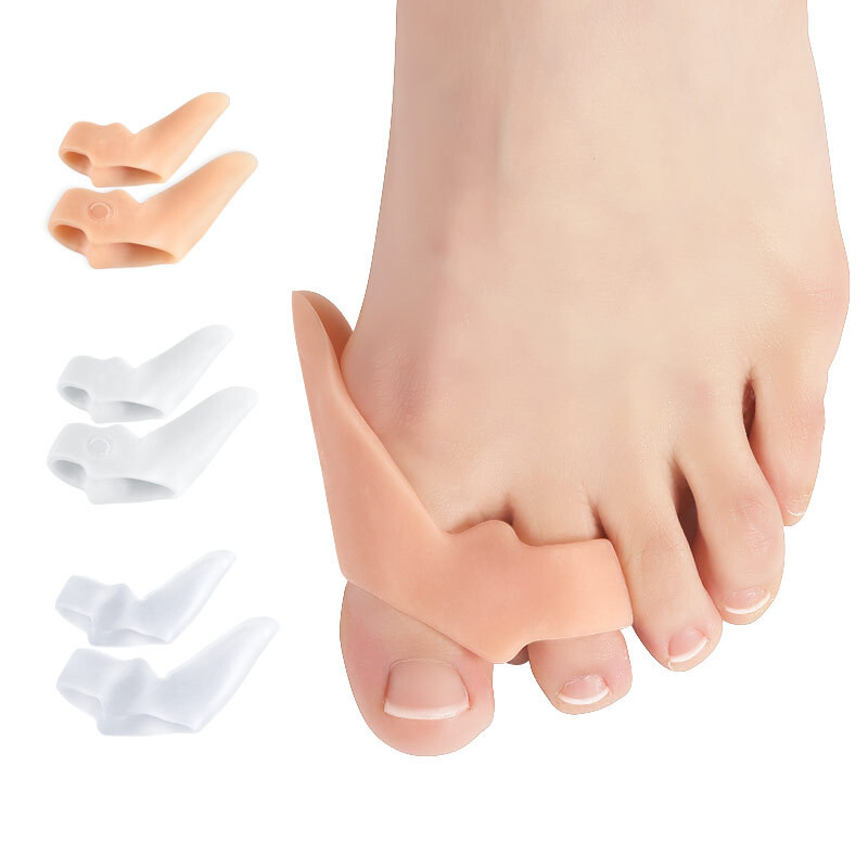 1 par silikonski gel za palac, korektor za čukljeve, separator za palac, rastezač, štitnik za korekciju bolova u stopalima, Hallux Valgus, pedikura