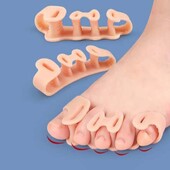 Bunion Protector Piecu caurumu pirkstu taisnotājs Pēdu kopšanas instrumenti Pēdas Valgus Korektors Piecu caurumu pirkstu atdalītāji Korektors īkšķis