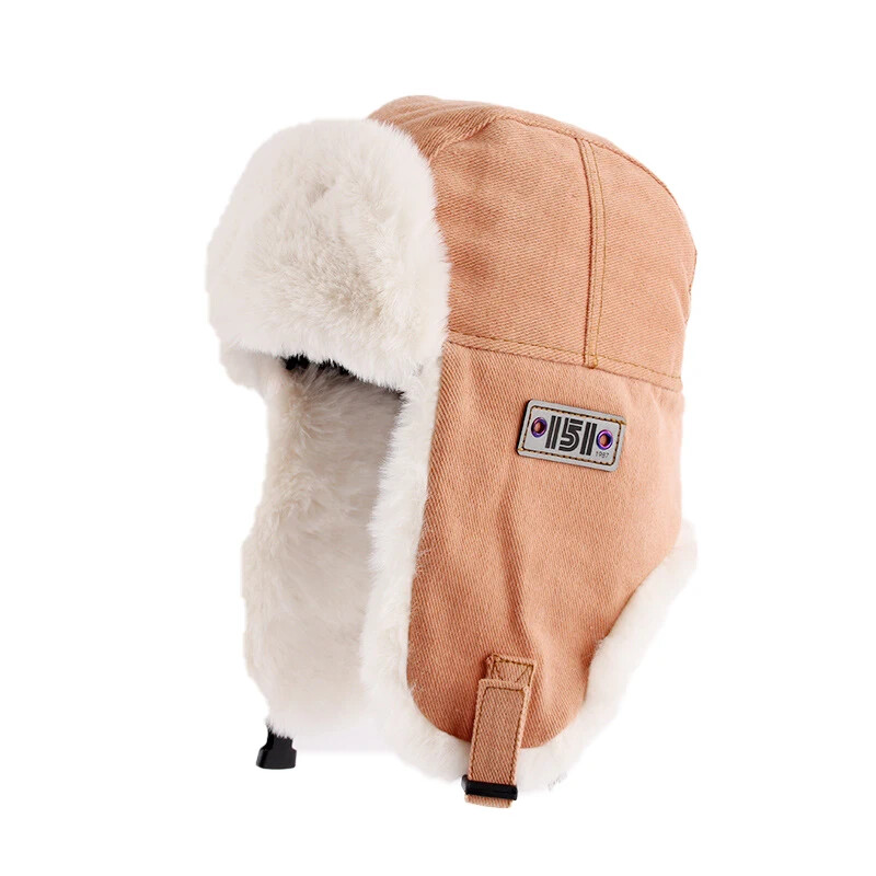 Pilot Winter Hat Outdoor Russian Hat Γυναικείο καπέλο μόδας 방한모자 Ετικέτα Pilot Men's шапка ушанка Warm Bomber Trapper Ushanka