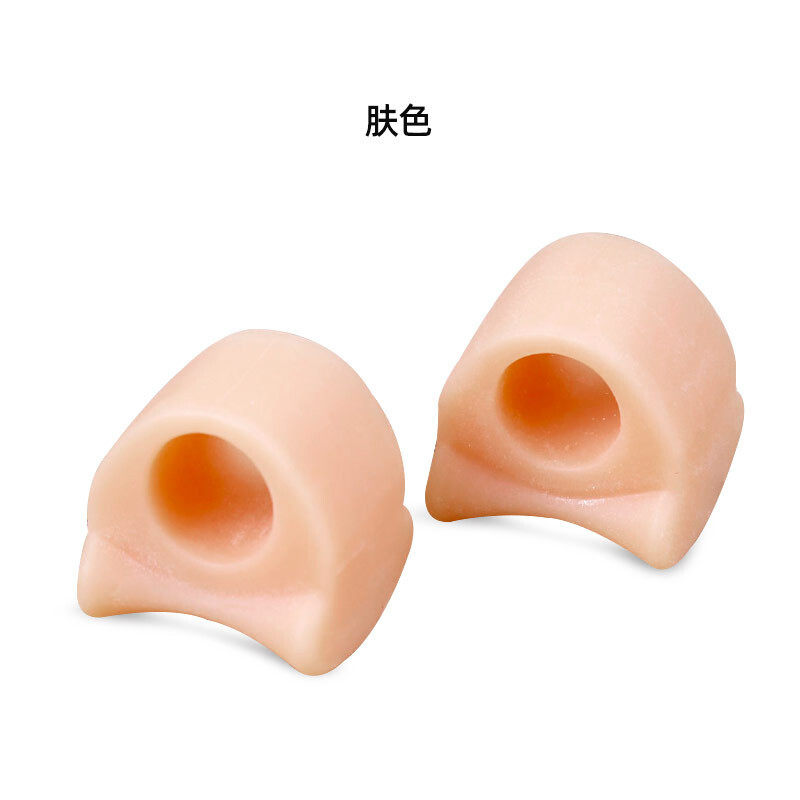 2 vnt = 1 pora Bunion Corrector Gel Pad Stretch Hallux Valgus Protector Guard Pirštų atskyrimo pėdų priežiūra Ortopediniai pirštų tarpikliai