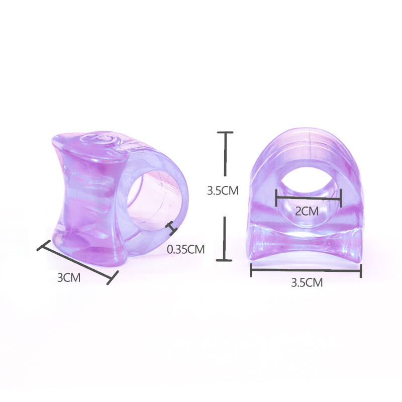 2 vnt = 1 pora Bunion Corrector Gel Pad Stretch Hallux Valgus Protector Guard Pirštų atskyrimo pėdų priežiūra Ortopediniai pirštų tarpikliai