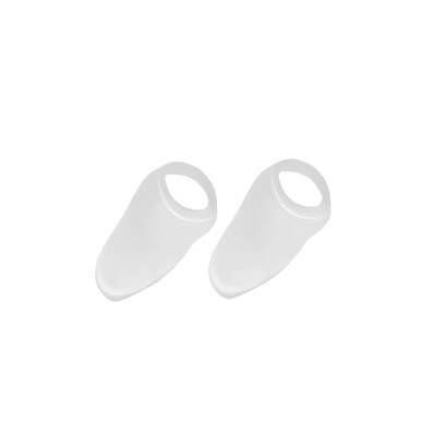 4pieces=2pairs Gēla lielo pirkstu taisnotājs Spacer Valgus Protector Silikona Pēdas Pirksti Atdalītājs Bunion Adjusteris Paliktņi Sāpju mazināšanai