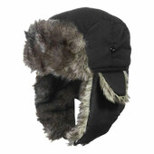 Унисекс топла мъжка дамска капачка с трапер Aviator Trooper Earflap Winter Flaps Ски шапка Нови бомбардировъчни шапки Руска ски шапка Шапки с изкуствена кожа