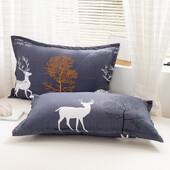 Ένα ζευγάρι μαξιλαροθήκες που πλένονται, σετ μονή μαξιλαροθήκη, 48cm X 74cm, 2 οικιακά καλύμματα μαξιλαροθήκης