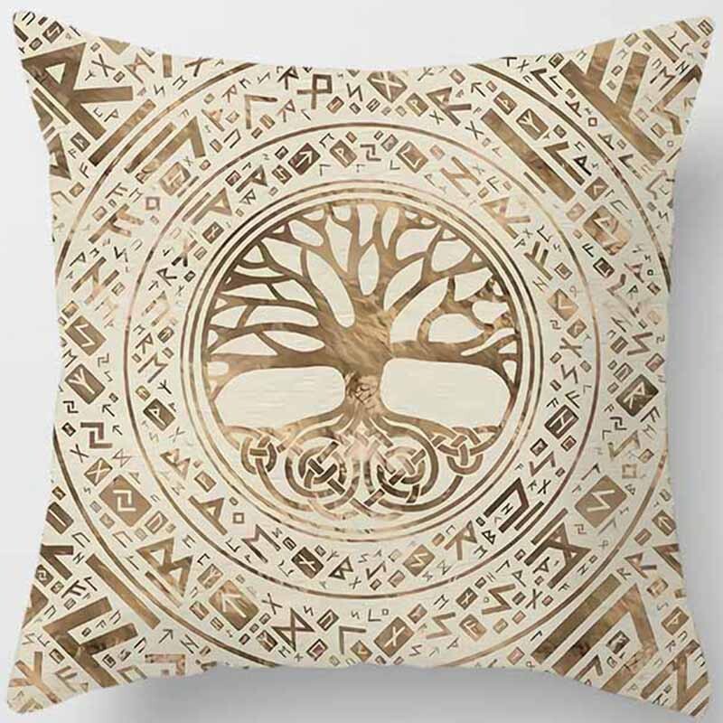 Drvo tamnog svijeta s printom jastuka za uređenje doma Jastuk za sofu u automobilu