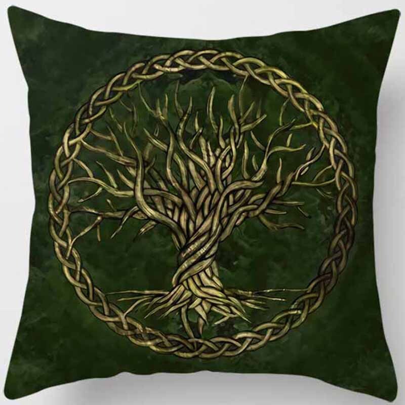 Drvo tamnog svijeta s printom jastuka za uređenje doma Jastuk za sofu u automobilu