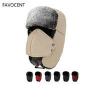 Καπέλα χειμερινού βομβαρδισμού Pilot Cap Fur Earflap Snow Caps Ζεστό καπέλο Αθλητική μάσκα προσώπου για άνδρες και γυναίκες Κράνος ποδηλάτου Beanies Masked Cap