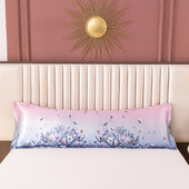 1PC Nova cool ljetna 120/150/180cm duga jastučnica dinosaur crtani jastučnica jastučnica navlaka ledena svilena satenska tkanina kućni tekstil 1kom