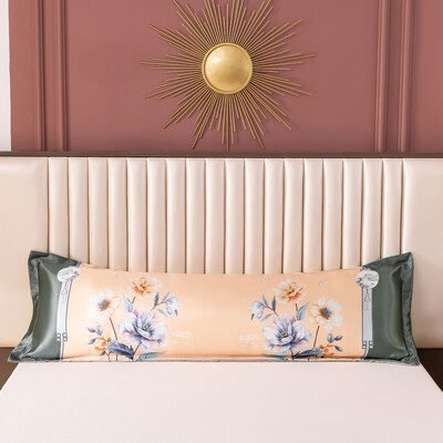 1PC Nova cool ljetna 120/150/180cm duga jastučnica dinosaur crtani jastučnica jastučnica navlaka ledena svilena satenska tkanina kućni tekstil 1kom