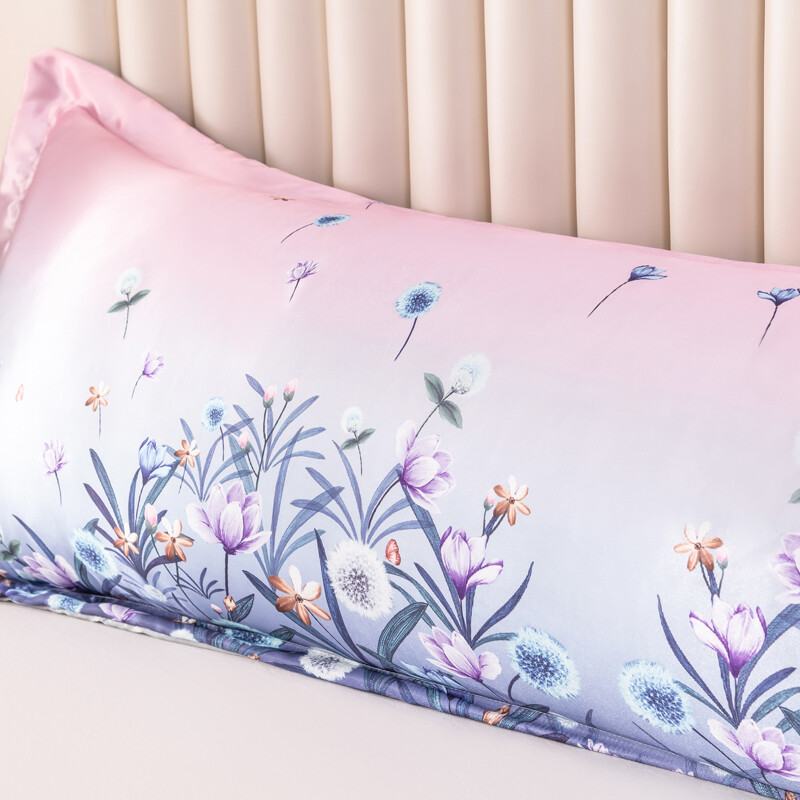 1PC Nova cool ljetna 120/150/180cm duga jastučnica dinosaur crtani jastučnica jastučnica navlaka ledena svilena satenska tkanina kućni tekstil 1kom