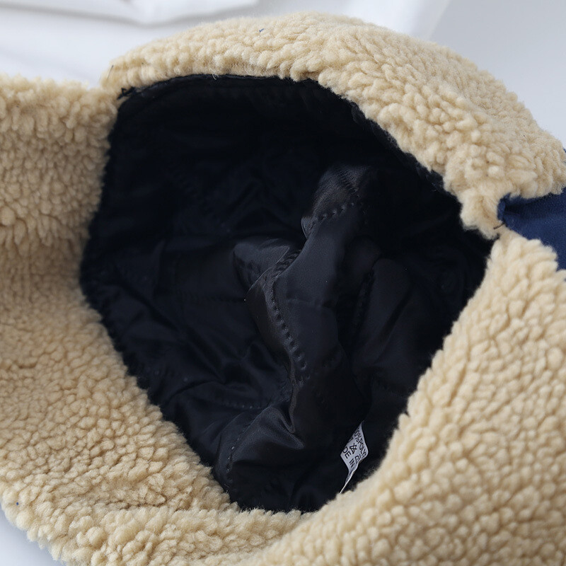 Férfi női téli kerékpározás síelés szélálló bomber sapkák plusz bársony vastag meleg fülvédő puha fülvédő sapka sí hósapka