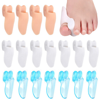 2Pcs=1Pair Bunion Valgus Corrector Използвайте мъжки и женски кости на Голямата стъпка ден и нощ, за да разделите комплекти пръсти Разделители на пръсти Грижа за краката