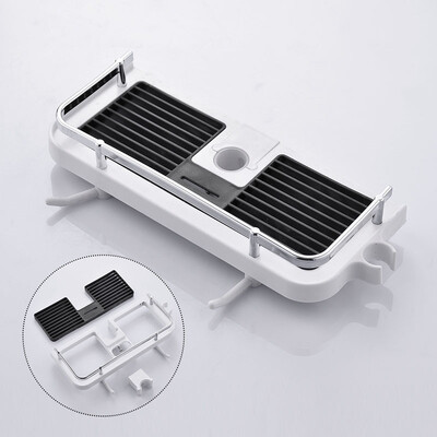 Kupaonski tuš Stalak za pohranu Organizator Police za stupove Stalak za pladanj za šampon Jednoslojni štap za podizanje bez bušenja Držač glave tuša