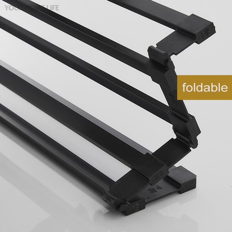 Smotajte stalak za sušenje posuđa iznad sudopera za kuhinju Prijenosni aluminijski stalak za suđe Sklopivi stalak za sušenje posuđa Bez hrđe Bez plijesni Novo