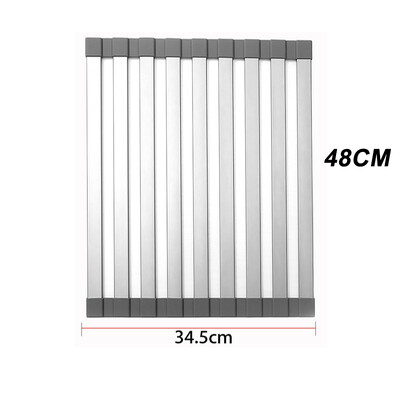 Stalak za ocjeđivanje sudopera Sudoper Štapići za jelo Polica za kontrolu vode Silikonska sklopiva košara za ocjeđivanje posude za pohranu