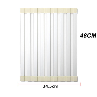 Stalak za ocjeđivanje sudopera Sudoper Štapići za jelo Polica za kontrolu vode Silikonska sklopiva košara za ocjeđivanje posude za pohranu