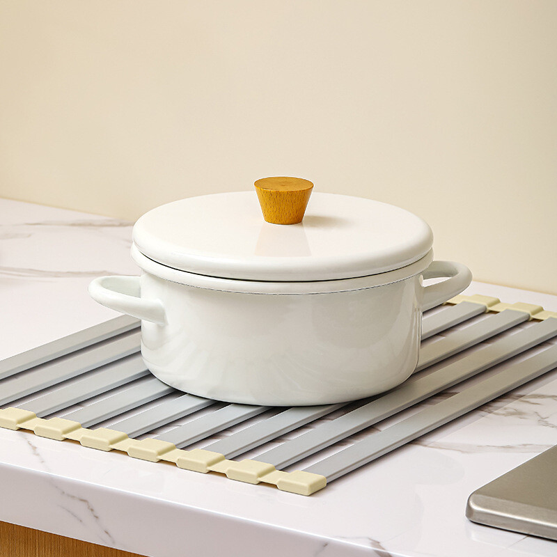 Stalak za ocjeđivanje sudopera Sudoper Štapići za jelo Polica za kontrolu vode Silikonska sklopiva košara za ocjeđivanje posude za pohranu