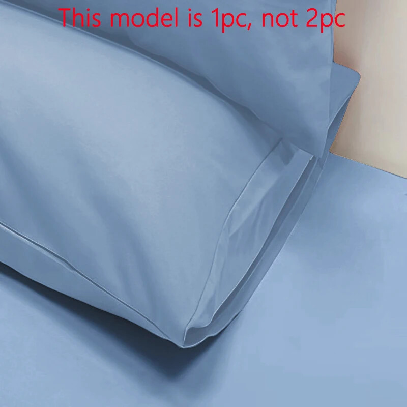 1 komad mat jednobojne jastučnice, zatvorena mekana jastučnica za džepove za spavaću sobu, posteljina