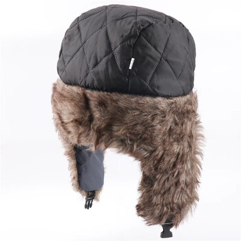 Ανδρικό Winter Trapper Aviator Trooper Earflap Ζεστό ρωσικό αδιάβροχο καπέλο σκι βομβαρδιστικό καπέλο Ρωσικά καπέλα ζεστά προστατευτικά αυτιών