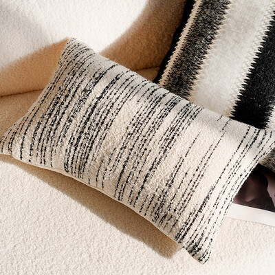 Moderni minimalistički jastuci i vrhunski ugođaj. Tkanina za jastuk, jastuk za krevet, kauč u dnevnoj sobi, navlaka za jastuk, ukras za dom