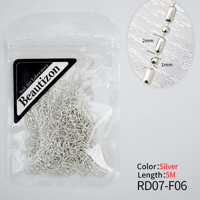 Αλυσίδα νυχιών Ροζ χρυσό Ασημί Pixie Πέτρινες Χάντρες Διακοσμήσεις Μεταλλική Ατσάλι Πρέσα στα Νύχια Charms Art Κοσμήματα Αξεσουάρ Μανικιούρ