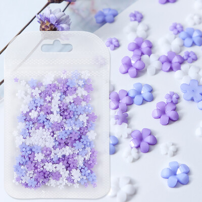 Kawaii rózsaszín fehér virág körömbűvölők 3D virágok strasszos körömalkatrészek dekorációk manikűr kellékek kiegészítők