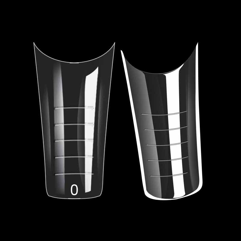 60 gab. Divu nagu veidņu pieaudzēšanas uzgaļi Veidot ātri veidojošus viltus nagus Īsi mandeļu akrila augšējās formas Diy Art manikīra rīks