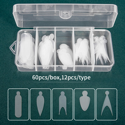 Nailpop Duet System Σετ διπλής φόρμας για μανικιούρ Γαλλικό μανικιούρ τετράγωνο αμύγδαλο επαναχρησιμοποίηση αυτοκόλλητο νυχιών σιλικόνης Top Mold Nail Art Tool