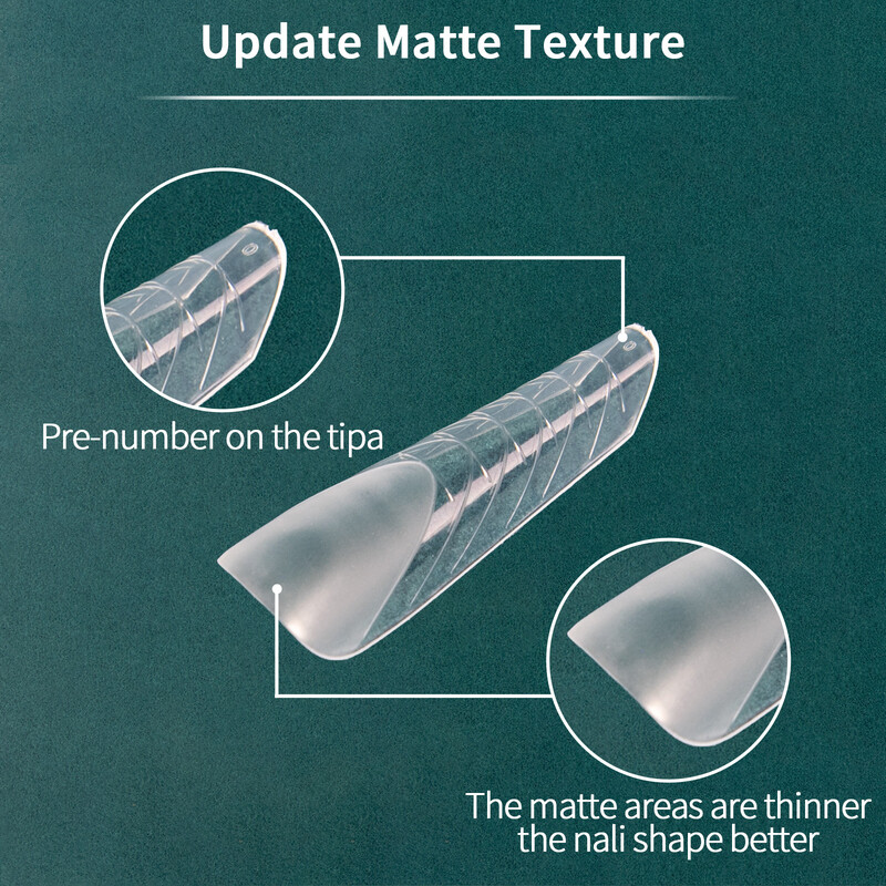 Nailpop Duet System Σετ διπλής φόρμας για μανικιούρ Γαλλικό μανικιούρ τετράγωνο αμύγδαλο επαναχρησιμοποίηση αυτοκόλλητο νυχιών σιλικόνης Top Mold Nail Art Tool