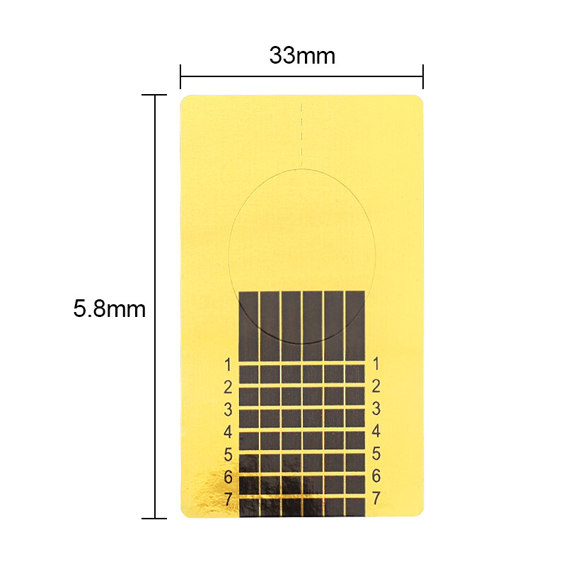 Sfaturi franțuzești pentru formă de unghii Forme de curl cu gel UV acrilic pentru extensie 50 buc. Autocolant pentru unghii Ghid de artă Mucegai pentru șablon pentru manichiură Instrument acrilic