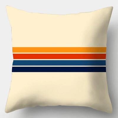 Jastučnica za spajanje duginih geometrijskih boja 45x45 cm, poliesterska navlaka za kauč, navlaka za jastuk za modernu sobu, kućni dekor