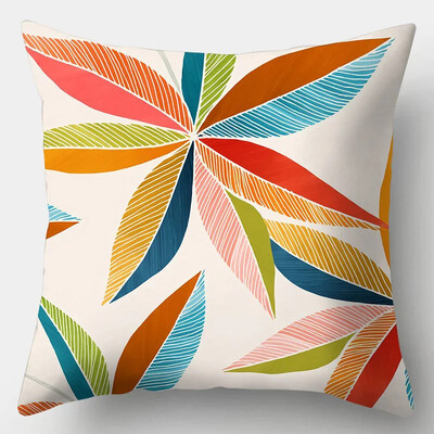 Jastučnica za spajanje duginih geometrijskih boja 45x45 cm, poliesterska navlaka za kauč, navlaka za jastuk za modernu sobu, kućni dekor