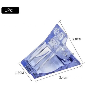 Akrilna kopča za nokte Prozirni gel Brza izgradnja vrhova za nokte Stezaljke za nadogradnju noktiju UV stezaljke Set alata za manikuru Nail Art