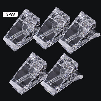 Akrilna kopča za nokte Prozirni gel Brza izgradnja vrhova za nokte Stezaljke za nadogradnju noktiju UV stezaljke Set alata za manikuru Nail Art