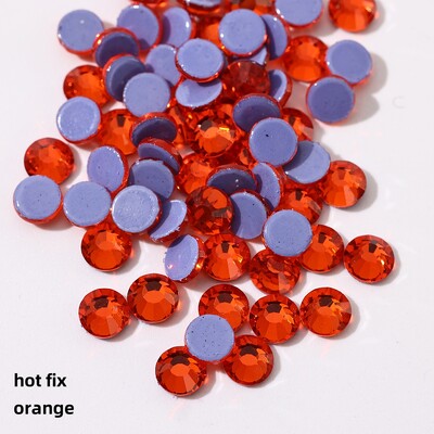 Glitter Crystals SS6-SS30 High Quality Hotfix Rhinestones Σίδερο σε κρύσταλλα για διακοσμήσεις ενδυμάτων DIY