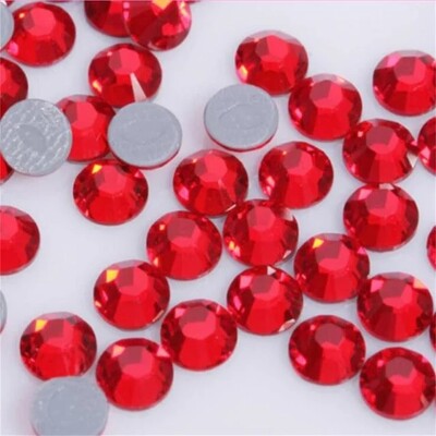 Glitter Crystals SS6-SS30 High Quality Hotfix Rhinestones Σίδερο σε κρύσταλλα για διακοσμήσεις ενδυμάτων DIY