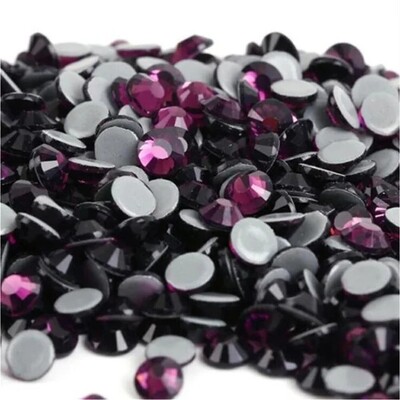 Glitter Crystals SS6-SS30 High Quality Hotfix Rhinestones Σίδερο σε κρύσταλλα για διακοσμήσεις ενδυμάτων DIY