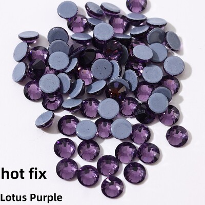 Glitter Crystals SS6-SS30 High Quality Hotfix Rhinestones Σίδερο σε κρύσταλλα για διακοσμήσεις ενδυμάτων DIY