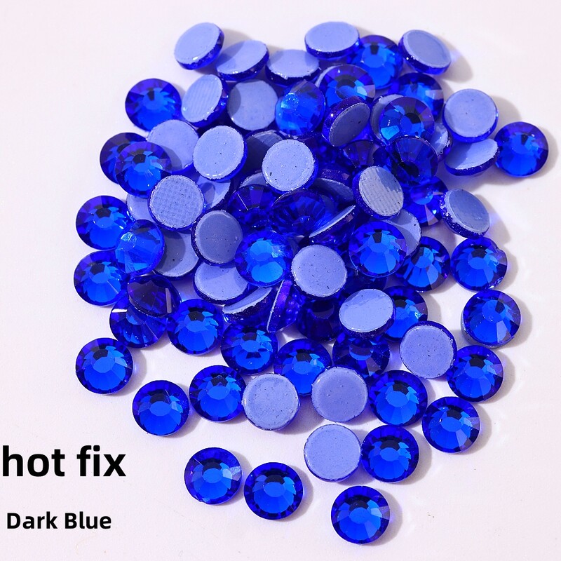 Glitter Crystals SS6-SS30 High Quality Hotfix Rhinestones Σίδερο σε κρύσταλλα για διακοσμήσεις ενδυμάτων DIY