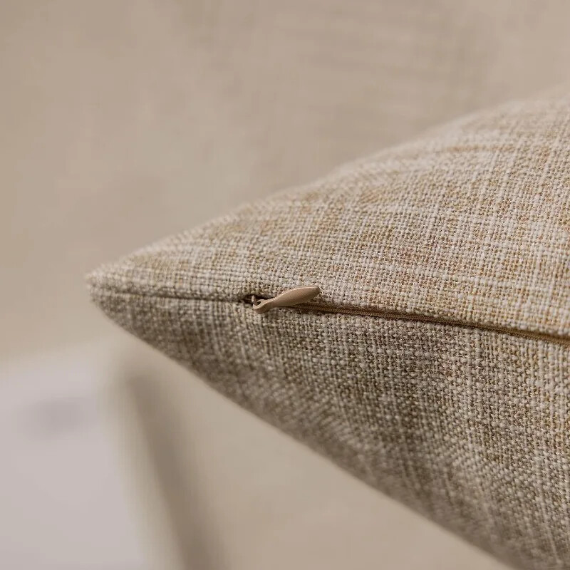 Set od 2 lanene navlake za jastučnice 18 inča kvadratne jastučnice od seoske kuće na jastučiće za fotelju kauč krevet auto kauč dekoracija sofe