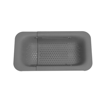 Ανασυρόμενη σχάρα αποστράγγισης νεροχύτη Καλάθι αποστράγγισης Ράφι πιάτων Ρυθμιζόμενο νιπτήρας λαχανικών φρούτων Καλάθι φίλτρου Αξεσουάρ κουζίνας