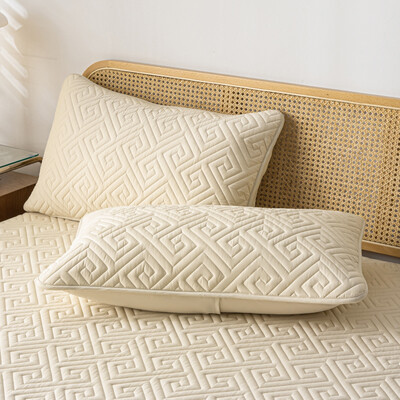 Jednodijelna jastučnica od vodootporne jacquard tkanine otporna na vlagu i znoj, 48x74 cm za spavaću sobu, dom, hotel Detor