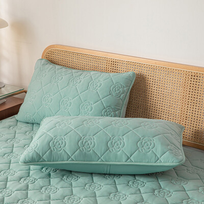 Jednodijelna jastučnica od vodootporne jacquard tkanine otporna na vlagu i znoj, 48x74 cm za spavaću sobu, dom, hotel Detor