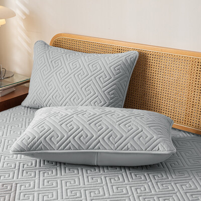Jednodijelna jastučnica od vodootporne jacquard tkanine otporna na vlagu i znoj, 48x74 cm za spavaću sobu, dom, hotel Detor